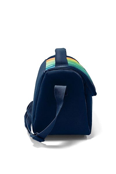 Coral High Kids Black Colored Striped Thermo Lunchbox 22790