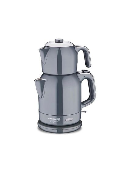 KORKMAZ Çaytema Electric Teapot Cosmica-Chrome A331-12