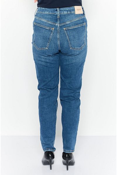 Esprit Women Classic Fit Washed Stretchable Jeans, Blue