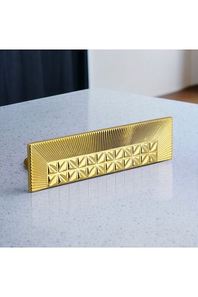Badem10 Kayi Metal Gold Mâner auriu 160 mm Mobilier Bucătărie Sertar Dulap Dulap Ușă Mânere Mâner