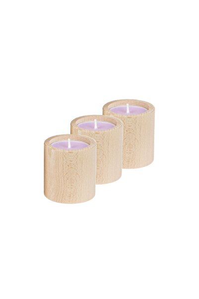 EVİMSAN AHŞAP MUMLUK SET