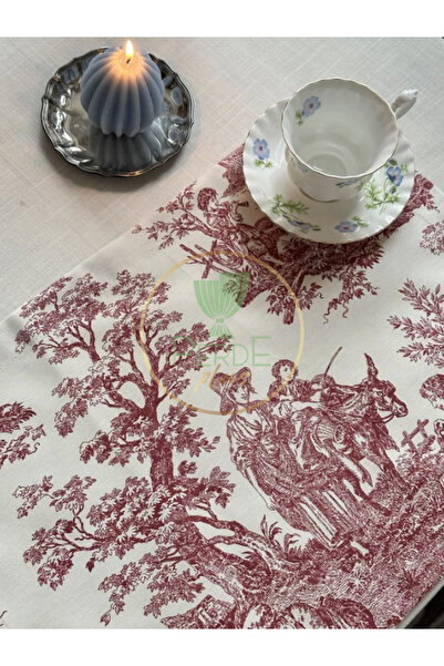 Perdeplus French Style Decorative American Service, 35 X 45 Cm, 2 Pieces