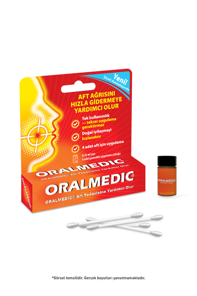 Oralmedic Aft (AĞIZ YARASI) Tedavisi Tek Kullanımlık, Yeni Ambalajında