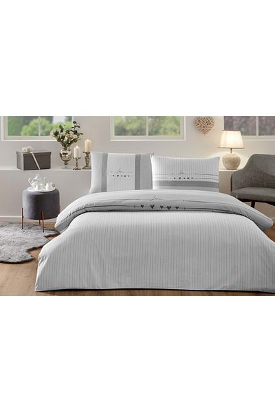 Özdilek Gray Nev Series - Special Day Double Set