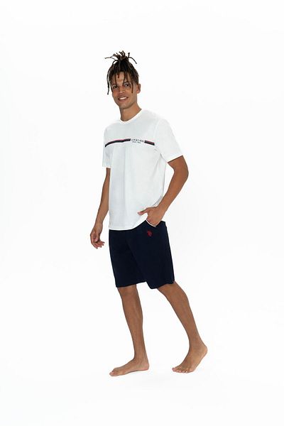 U.S. Polo Assn. Ανδρικό σετ σορτς εκρού - 18865