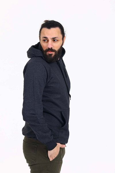 Tam12den Home Ανδρικό φούτερ - Καπέλο, Fleece, Smoked Regular Fit