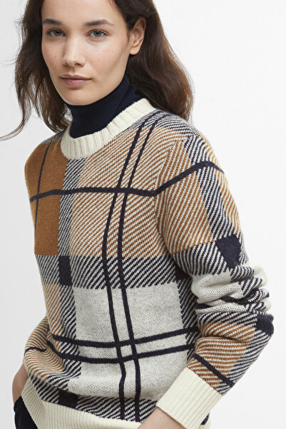 Barbour Brigitte Tartan Crew Neck Kazak Mı11 Multi