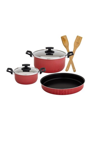 Newflon Non Stick Cookware Set 3 Piece
