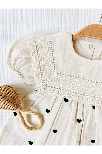 NUNU BABY La Signora Heart Dress - Black
