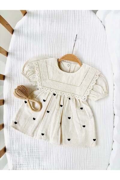 NUNU BABY La Signora Heart Dress - Black