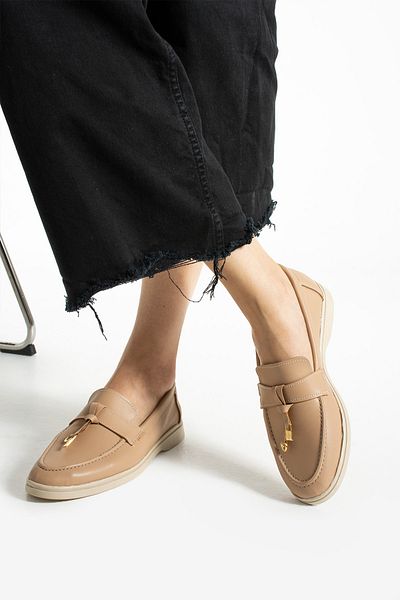 kubiano Women's Nude Mink Casual Shoes