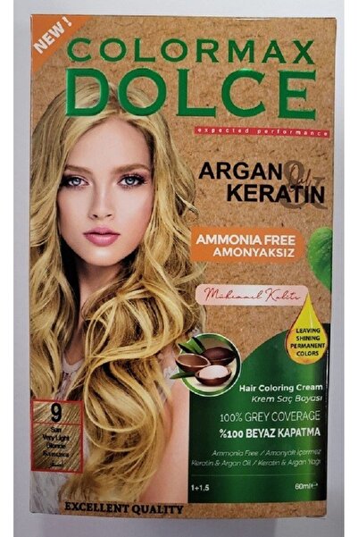 COLORMAX DOLCE Colormax Amonyaksız Saç Boyası 9-Sarı