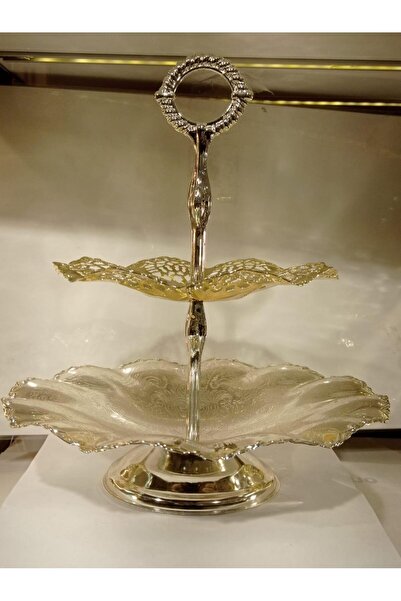 Saray Ottoman 2 KATLI ŞEKERLİK GÜMÜŞ