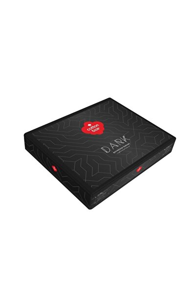 Cotton Box Dark Ranforce Double Duvet Cover Set-Round Gray