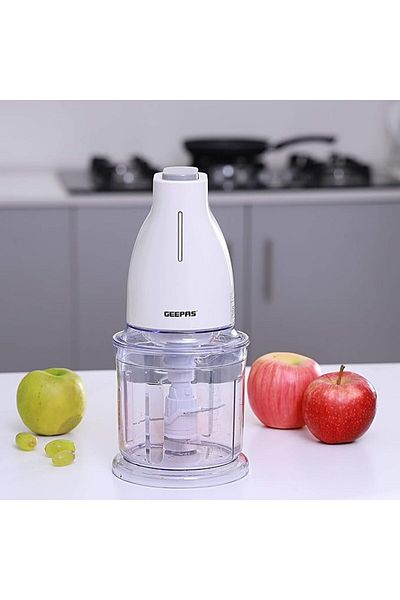 Geepas Multi Chopper | 700ml Jar | 500W | 6 Stainless Steel Blades | Perfect for Salads & More