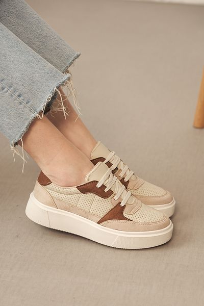 ayakkabıhavuzu Tenis bej crem bronz