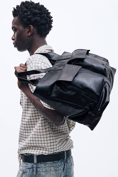 Pull & Bear Multi-pocket shopper bag