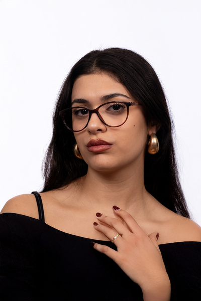PROTCO Leopar Cat Eye Mavi Işık Filtreli - Koruyuculu Ekran Gözlüğü