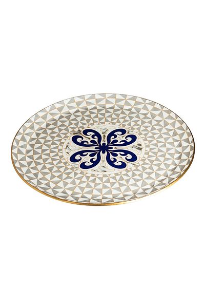 HIC Glass Cake Plate With Base Size 32 Cm