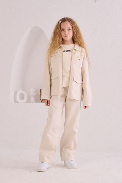 HAUSEkids 4-14 Years Berceste Girl's 3 Piece Set -Stone-
