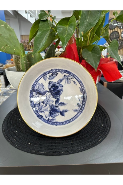 ACAR FREESIA SERAMİK AYAKLI SALATA KASESİ 23,5 CM