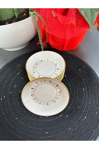 ACAR Livaldi̇ Ceramic 6 Pieces Bowl Set 12 cm
