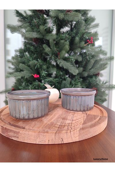 Madame Coco Kleby 2-Piece Soufflé Container-Indigo