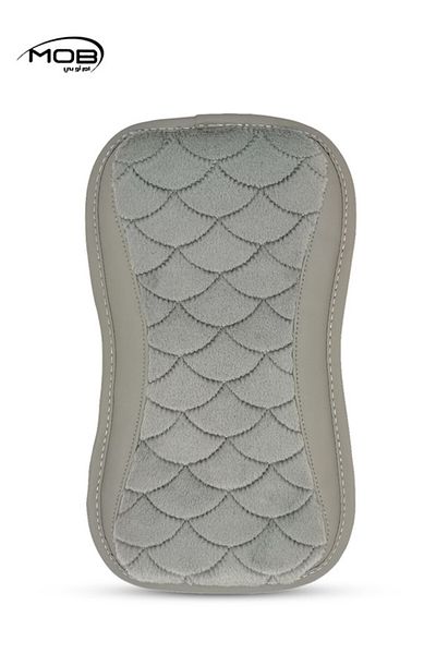 Generic Premium Car Armrest Cushion Pad, Soft & Comfortable Handrail Pad, Grey, 1Pc