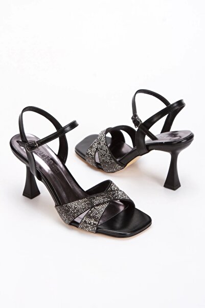 MFT AYAKKABI Black Stone Women's Evening Shoes