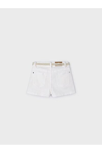 MAYORAL κοριτσίστικο σορτς γκαμπαρντίνα με ζώνη