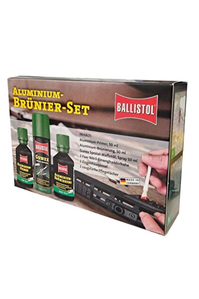 Ballistol ALÜMİNYUM SİLAH BOYA SETİ