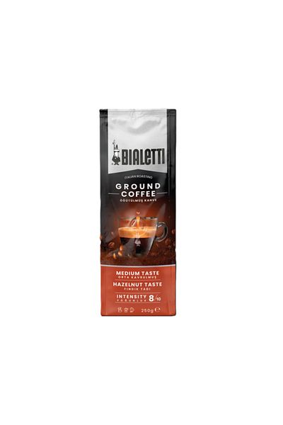 Bialetti Ground Coffee with Hazelnut 250 Gr