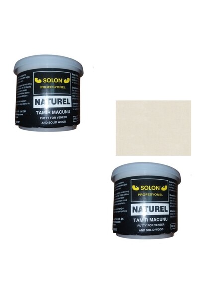 solon 2 Adet Ahşap Masif ve kaplama Tamir Macunu Naturel 240 Gr.