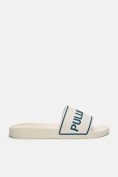 Pull & Bear Rubberised beach sandals