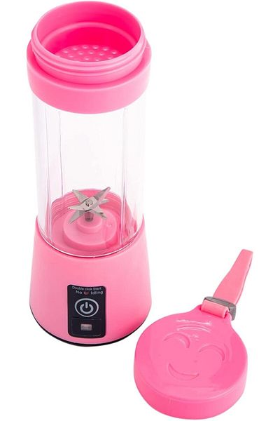 AKDC Rechargable Usb Blender 7Cm X 7Cm X 22Cm Pink