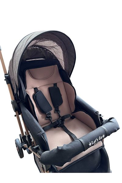 Let's Go Baby Stroller Cushion Double Sided with Waist Support
