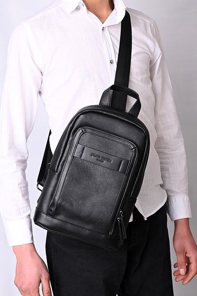 Pierre Cardin Black Bodybag - 01Pc00107-Syh Back and Crossbody Bag