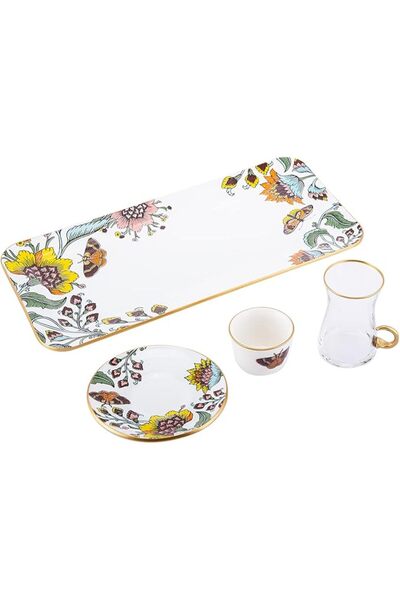 AKDC طقم شاي مكون من 12 قطعة