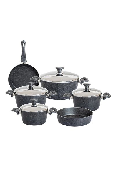 vela Granite Cookware Set 10 Pieces GRAY Color