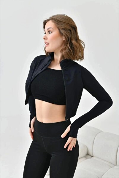 EMNY Women's Crop Sports Jacket