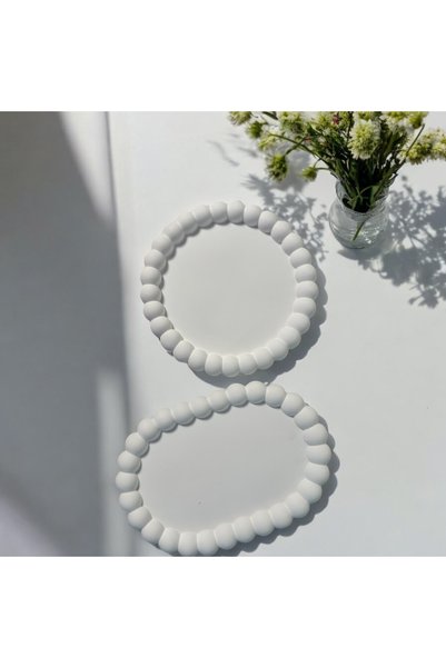 nochedecor Διακοσμητικό πιατάκι για κοσμήματα Bubble, σε σετ των 2 τεμαχίων, ...