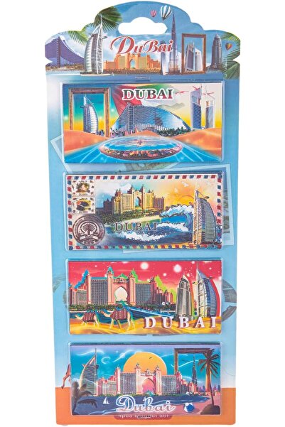 AKDC مغناطيس دبي 4 قطع