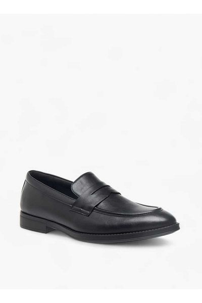 LBL by Shoexpress LBL by Shoexpress Solid Loafers with Cutout Detail