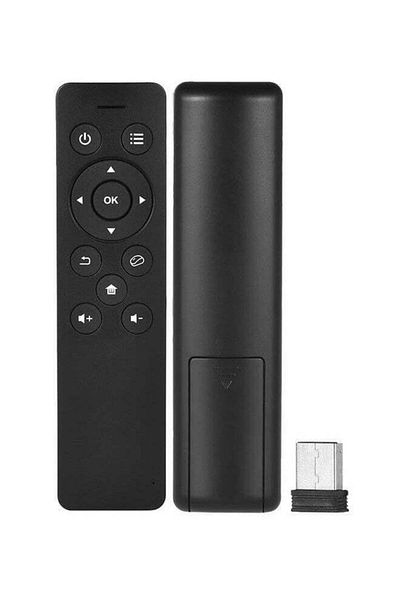 erorex Wireless Remote Control With Voice Control For Android Tv Box Black
