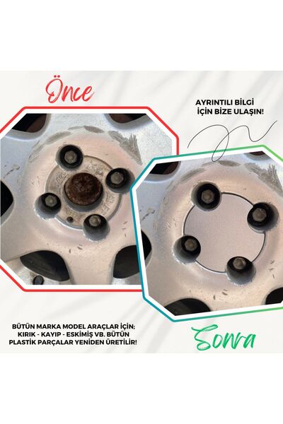 3Dprinted OEM OPEL 4 BİJON - DÖRT KOL JANT GÖBEK KAPAĞI