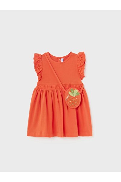 MAYORAL Baby Girl Combed Cotton Bag Dress 1919