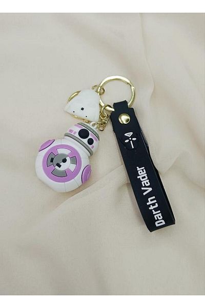 Hd Marketim Silicone Keychain Star Wars Darth Vader Bag Ornament Accessory