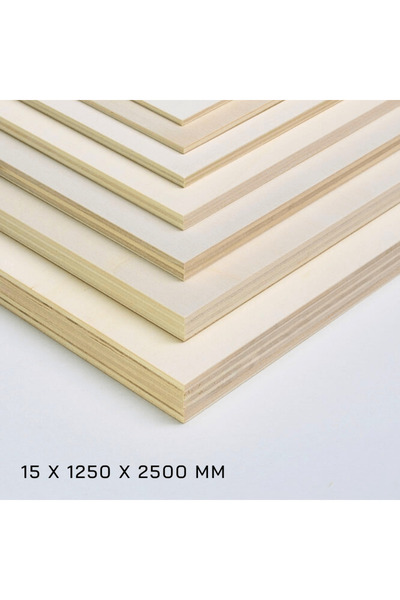 kastamonu entegre (EBAT 40X40 CM-KALINLIK 15 MM-1 ADET) Kavak Konraplak Plaka...