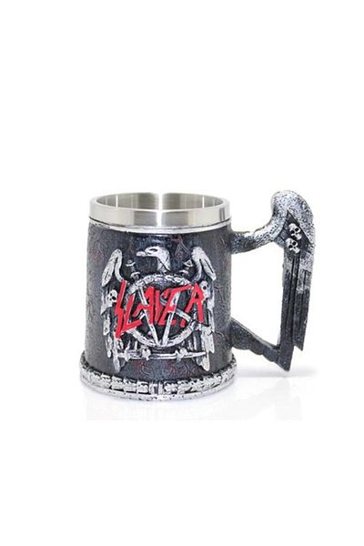 Nur E Ticaret Stainless Steel Mug - Glass Model 6