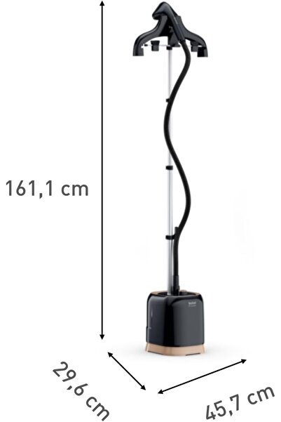 TEFAL Pro Style Garment Steamer IT3470M0 – 42 g/min, 2000 W, 1.5 L, Black/Beige